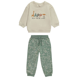 Σετ φούτερ oversized + jogging φαντασίας για μωρό αγόρι  Main Σετ φούτερ oversized + jogging φαντασίας για μωρό αγόρι