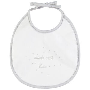 Σαλιάρα από βαμβάκι με αγάπη για δέσιμο 