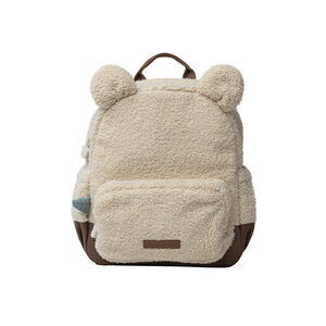 Sac à dos isotherme en bouclettes Roi des Forêts beige 