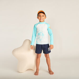 T-shirt à manches longues anti-UV SPF 50+ imprimé Chase Pat'Patrouille pour garçon 
