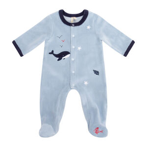 Dors-bien en velours Pretty Sea pour bébé garçon 