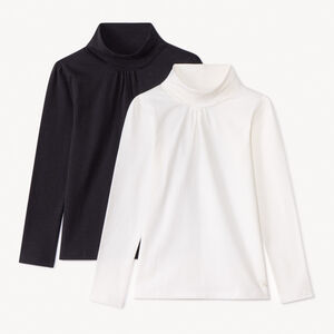 Σετ από 2 μονόχρωμα ζιβάγκο για κορίτσι 