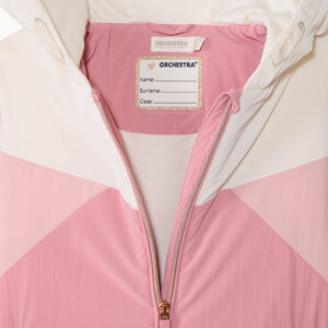 Αντιανεμικό υφασμάτινο με επένδυση και εφέ color block για κορίτσι 