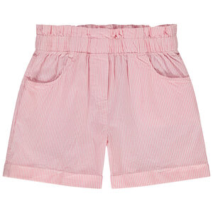 Σορτς paperbag από υφασμάτινο ριγέ για κορίτσι 