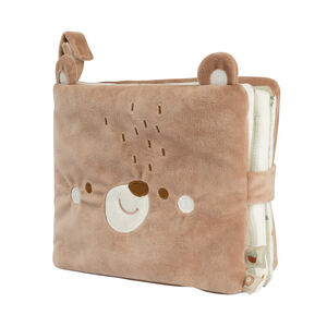 Άλμπουμ γέννησης με βελουτέ κάλυμμα και σχέδιο αρκούδας Roi des Forêts 