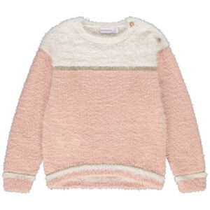 Pull en tricot effet poils avec détails brillants pour fille Main Pull en tricot effet poils avec détails brillants pour fille