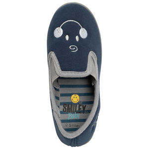 Chaussons bas motif brodé SmileyWorld pour bébé garçon  Main Chaussons bas motif brodé SmileyWorld pour bébé garçon