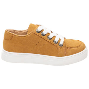 Baskets basses camel à lacets du 24 au 35 Main Baskets basses camel à lacets du 24 au 35