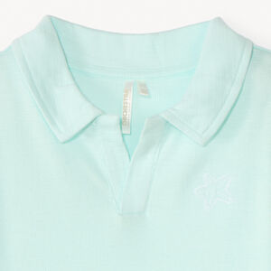 Πολο κοντομάνικο σε ζακάρ με κέντημα αστερία για αγοράκι. 