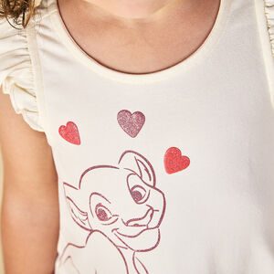 Φόρεμα effet 2-σε-1 glitter print Nala Disney για bebe κορίτσι 