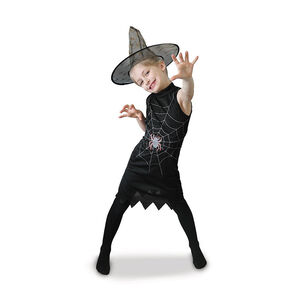 Κοστούμι μάγισσας μέγεθος Μ - Μαύρο 