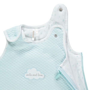 Αμάνικος υπνόσακος από πολυεστέρα με επένδυση από βαμβάκι TOG 0.5 σχέδιο σύννεφο για αγόρι 