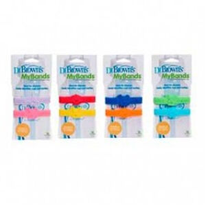 DR BROWN’S Βραχιολι Σιλικονης Ονοματοδοσιας Εκπαιδευτικων Ποτηριων Συσκευασια 2 Τεμαχιων 