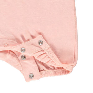 Combi κοντό με γιακά claudine για bebe κορίτσι 