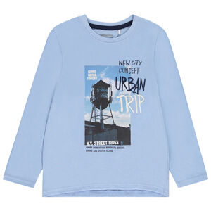 T-shirt manches longues photoprinté pour garçon 