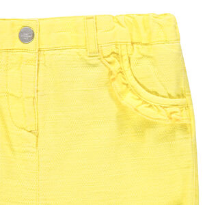 Σορτς πλεκτό με βολάν και τσέπες 