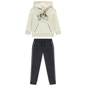 Ensemble jogging molleton motif Wild Life pour garçon 