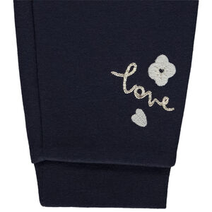 Φόρμα jogging βελουτέ με κέντημα "Love" για bebe κορίτσι 