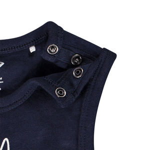 Αμάνικο μπλουζάκι jersey effet colorblock με σχέδιο Bugs Bunny για bebe αγόρι 