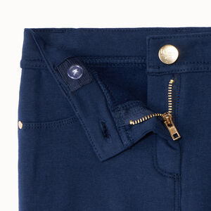 Παντελόνι skinny από molleton για κορίτσι 