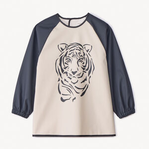 Ποδιά ζωγραφικής φαντεζί με τύπωμα τίγρης για αγόρι 