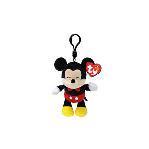 Χνουδωτό Beanie Babies Κλιπ Disney Mickey Mouse 8,5εκ 