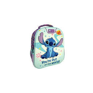 Τσάντα Πλάτης Νηπίου 27Χ10Χ31 2Θήκες Lilo & Stitch 