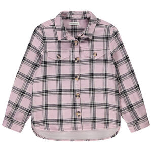 Πουκάμισο από τούλι με καρό σχέδιο για κορίτσι 