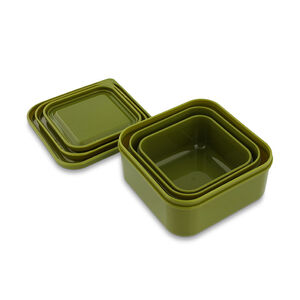 Σετ 3 πράσινα lunchbox gigognes Mr. Dino 