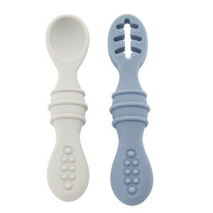 Σετ από 2 κουτάλια εκμάθησης Yummix - Μπλε 