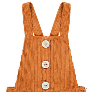 Σαλοπέτα κοντή βελουτέ κοτλέ για κόριτσι 