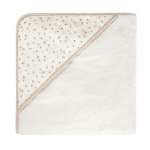 Μπουρνούζι πετσέτα και ποδιά 2 σε 1 με σχέδιο λουλούδια 