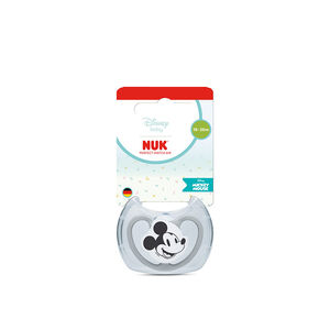 Πιπίλα Σιλικόνης Perfect Match Air Mickey 18-36m 1 Τεμ. Με Θήκη Grey 
