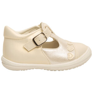 Σαλομέ με εφέ δέρματος με παστέλ καρδιές για μωρό κορίτσι 