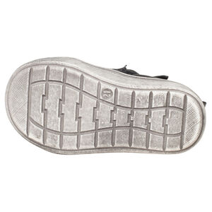 Bottillons aspect cuir avec élastique imprimé léopard brillant 