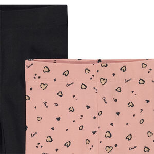 Σετ από 2 κολάν από jersey για κορίτσι 