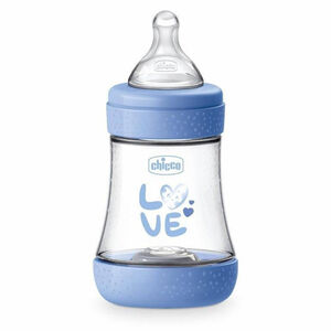 Chicco Perfect 5 Πλαστικό Μπιμπερό Σιελ 0m+ 150ml  Main Chicco Perfect 5 Πλαστικό Μπιμπερό Σιελ 0m+ 150ml