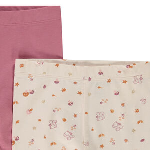 Σετ από 2 βρακάκια jersey για bebe κορίτσι 