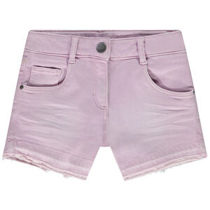 Σορτς σε denim effet overdye για κορίτσι 