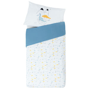 Σετ Παπλωματοθήκης Και Μαξιλαροθήκης Mes Amis Les Dinos 