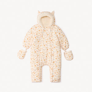 Combi-pilote imprimé fantaisie pour bébé fille avec finitions différentes selon l'âge 