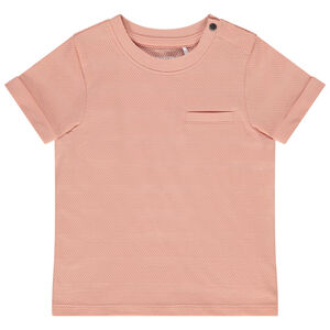 Κοντομάνικο μπλουζάκι από jersey pop corn για μωρό αγόρι 