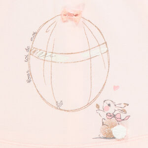 Σετ t-shirt με σχέδιο αυγό και παντελόνι 