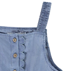 Σαλοπέτα με λεπτές τιράντες από lyocell για κορίτσι 