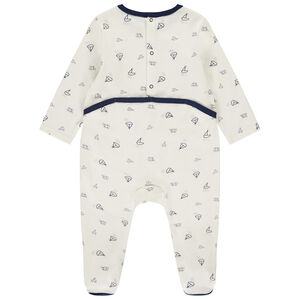 Σετ 2 φορμακίων με θαλάσσια σχέδια για μωρό αγόρι με διαφορετικές ανοίξεις ανάλογα με την ηλικία 