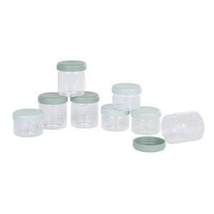 Σετ 8 γυάλινων δοχείων αποθήκευσης 4 x 120 ml + 4 x 220 ml 