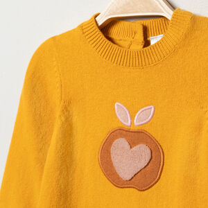 Φόρεμα μακρυμάνικο πλεκτό για μωρό κορίτσι 