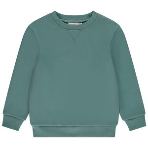 Φούτερ από molleton μονόχρωμο για αγόρι 