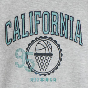 Φούτερ molleton με κέντημα California για αγόρι 