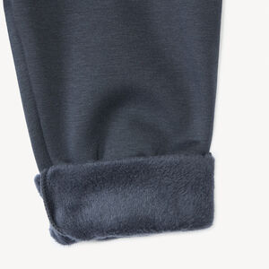 Παντελόνι jogging από jersey contrecollé sherpa για μωρό αγόρι 